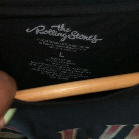 Vintage style tolling  stones Unisex T-shirt Sz L - Picture 3 of 6